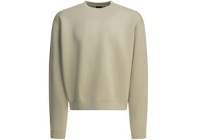 Daiwa Pier 39 Tech Scuba Crewneck Sweatshirt Beige - vue 360