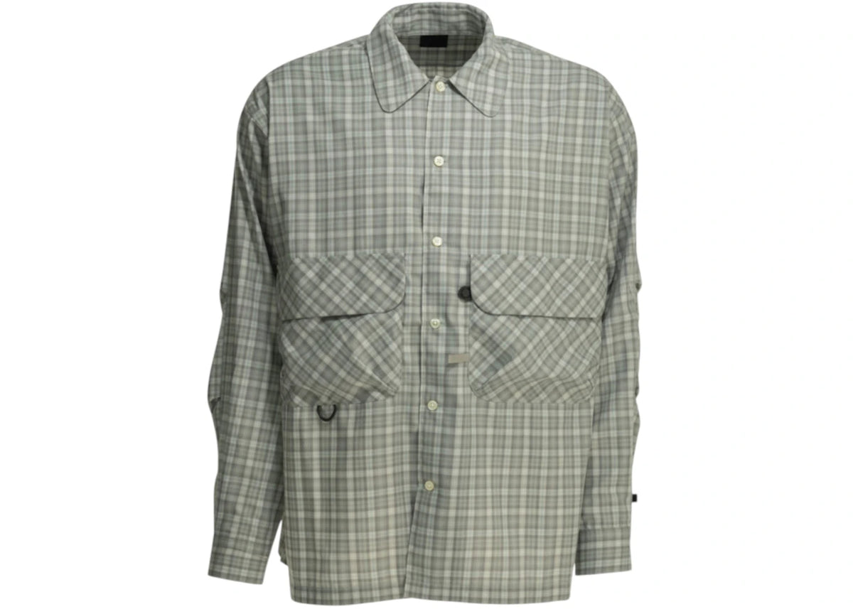 Daiwa Pier 39 Tech Sports Casual Shirt Grey - vue 360