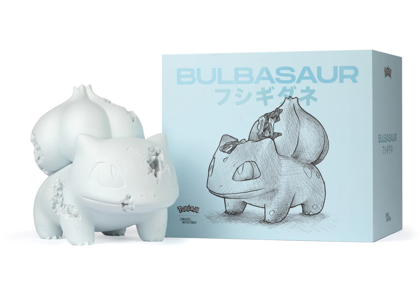 Daniel Arsham Crystalized Bulbasaur Figure (Edition of 500) Blue - vue secondaire A