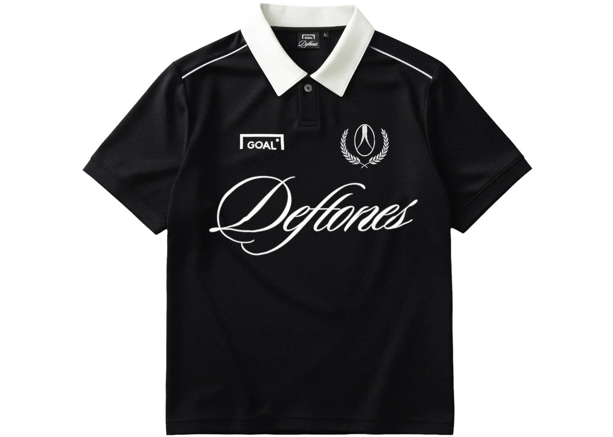 Deftones Soccer Jersey Black - vue secondaire B