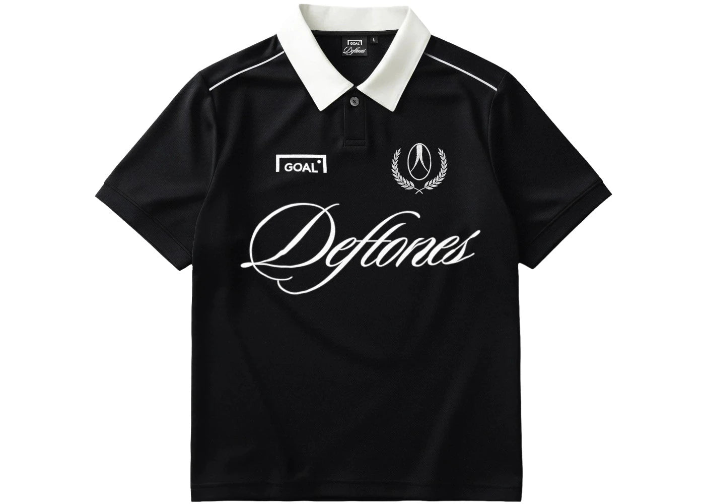 Deftones Soccer Jersey Black - vue secondaire A