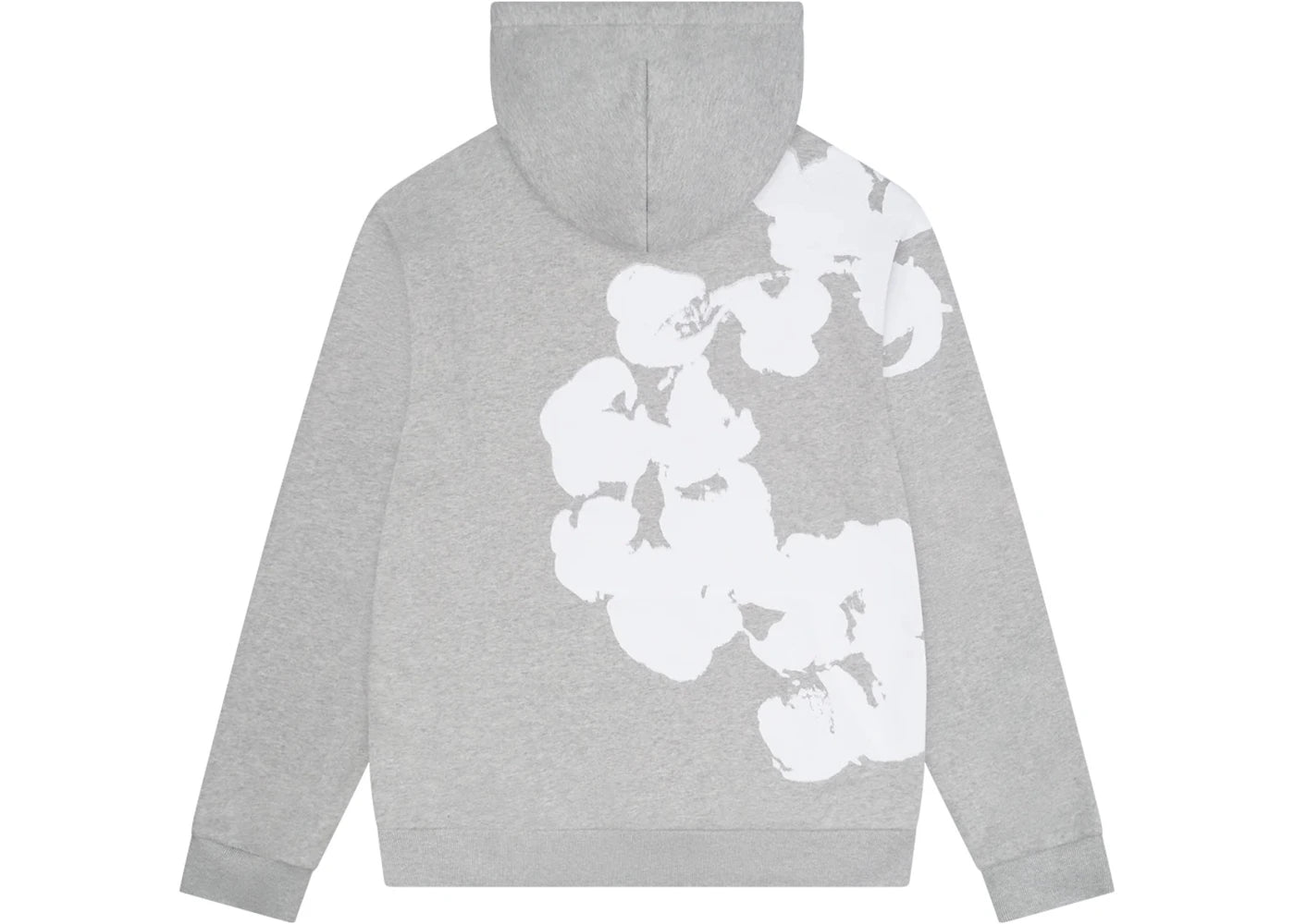 Denim Tears Big Cotton Wreath Sweatshirt Grey - vue secondaire B