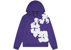 Denim Tears Big Cotton Wreath Sweatshirt Purple - vue 360