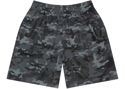 Denim Tears Camo Cotton Wreath Mesh Shorts Black - apparel view 2