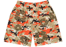 Denim Tears Camo Cotton Wreath Mesh Shorts Brown - authentic Denim Tears apparel