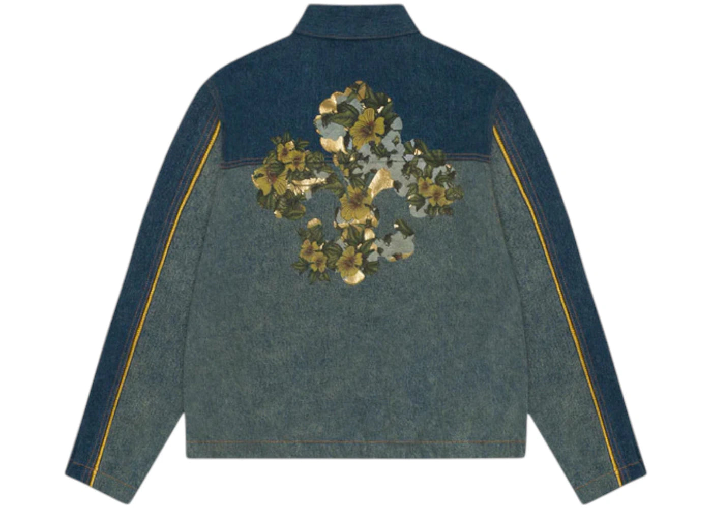 Denim Tears Cotton Fleur De-Lis Denim Track Jacket Multicolor - vue secondaire B