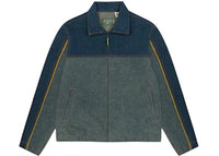Denim Tears Cotton Fleur De-Lis Denim Track Jacket Multicolor
