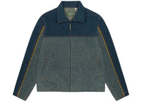 Denim Tears Cotton Fleur De-Lis Denim Track Jacket Multicolor