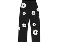 Denim Tears Cotton Wreath Baggy Sweatpants Black