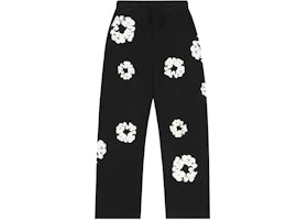Denim Tears Cotton Wreath Baggy Sweatpants Black