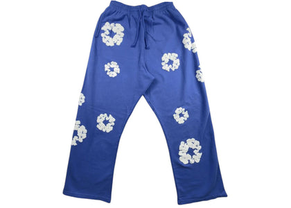 Denim Tears Cotton Wreath Baggy Sweatpants Blue - apparel view 2