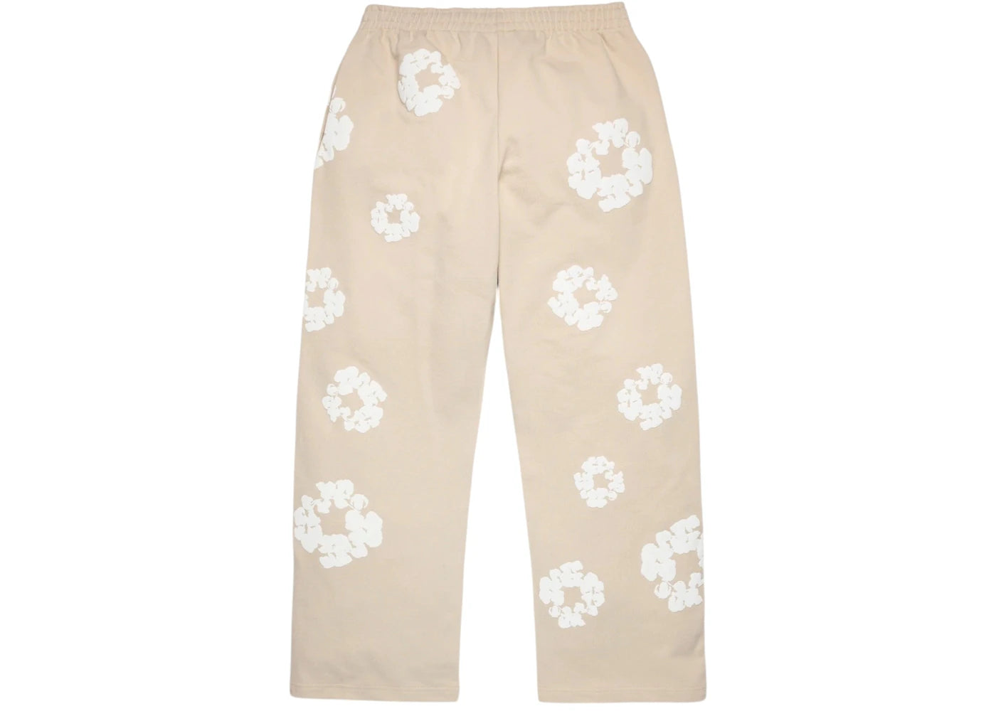 Denim Tears Cotton Wreath Baggy Sweatpants Cream - vue secondaire A