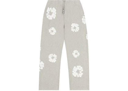 Denim Tears Cotton Wreath Baggy Sweatpants Grey - apparel view 2