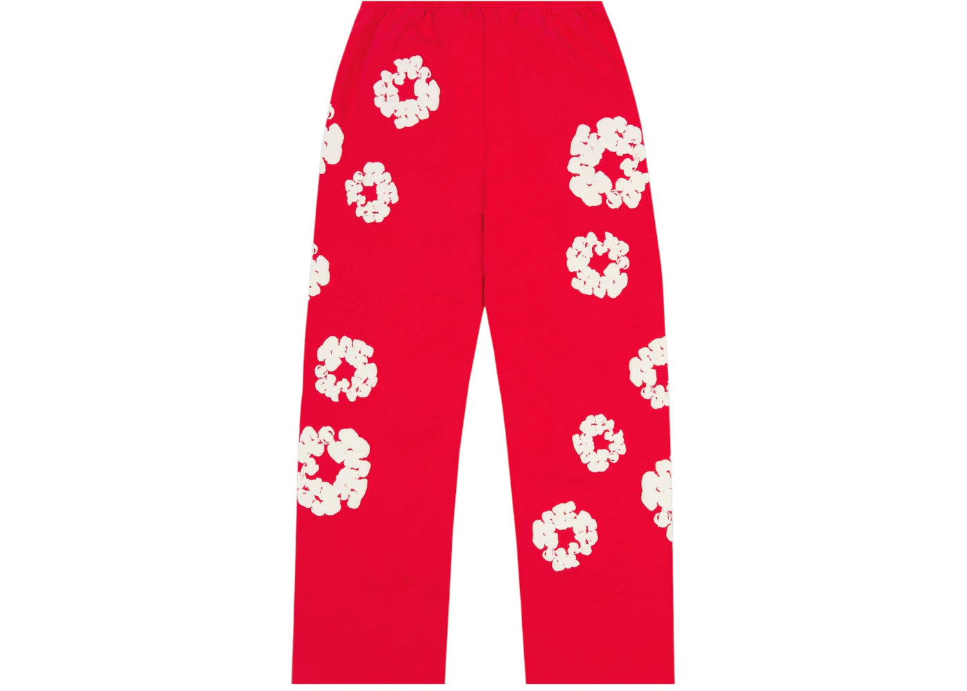 Denim Tears Cotton Wreath Baggy Sweatpants Red - vue secondaire B