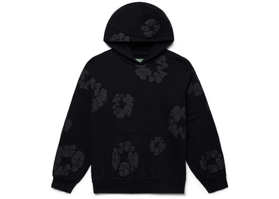 Denim Tears Cotton Wreath Hoodie Black Monochrome