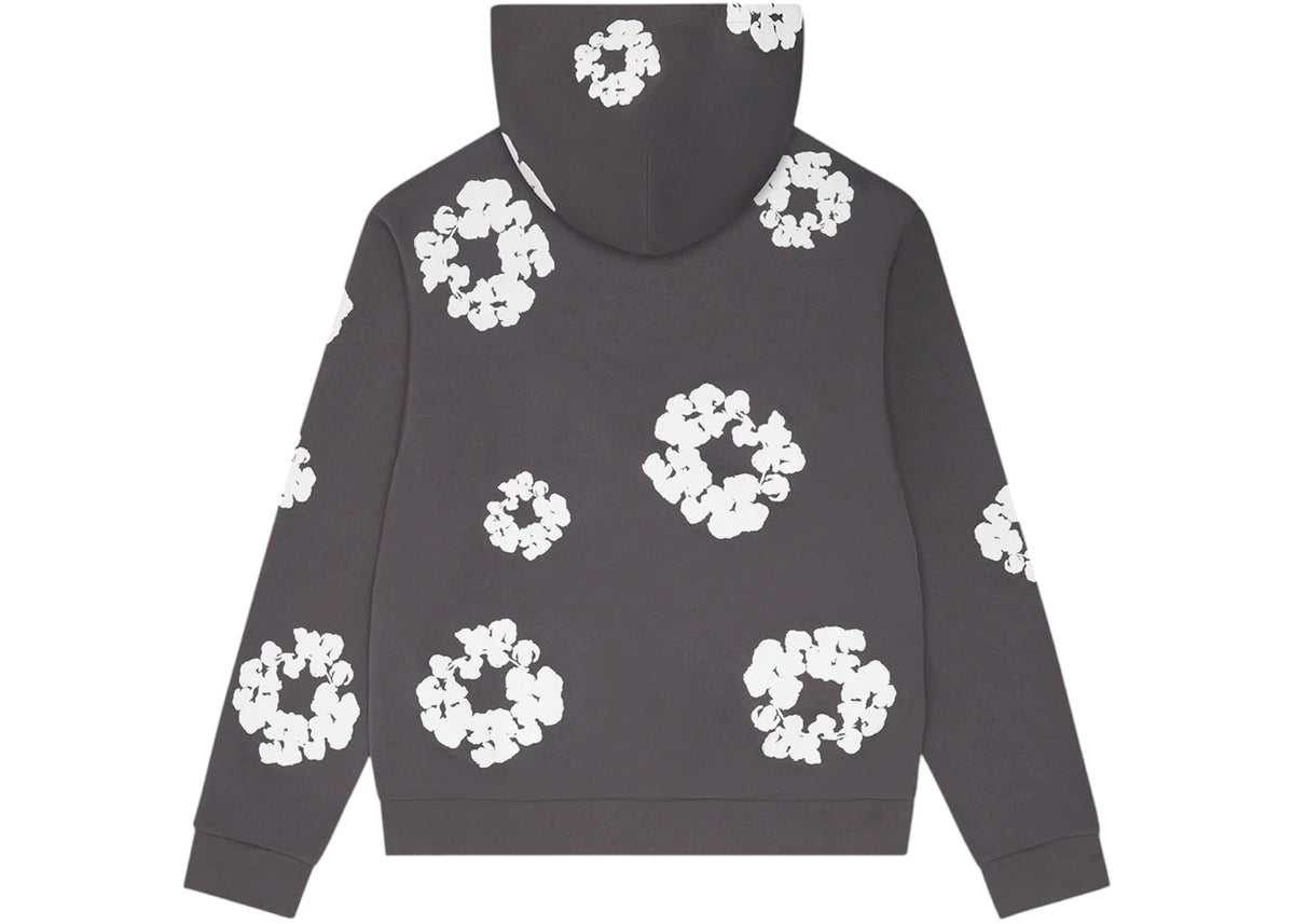 Denim Tears Cotton Wreath Hoodie Charcoal - vue secondaire B