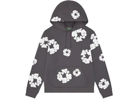Denim Tears Cotton Wreath Hoodie Charcoal
