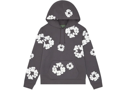 Denim Tears Cotton Wreath Hoodie Charcoal - apparel view 2