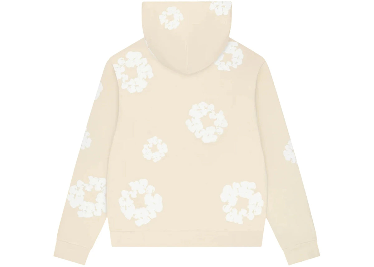 Denim Tears Cotton Wreath Hoodie Oatmeal - vue secondaire B