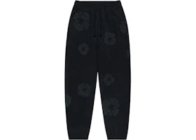 Denim Tears Cotton Wreath Sweatpants Black Monochrome