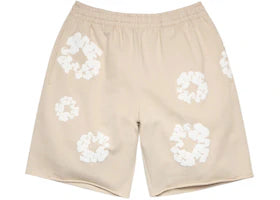 Denim Tears Cotton Wreath Sweatshorts Cream