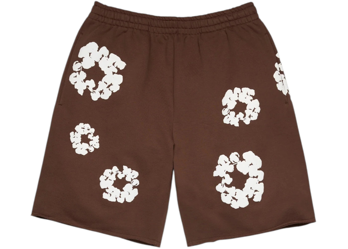 Denim Tears Cotton Wreath Sweatshorts Dark Brown - vue secondaire A