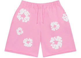 Denim Tears Cotton Wreath Sweatshorts Pink