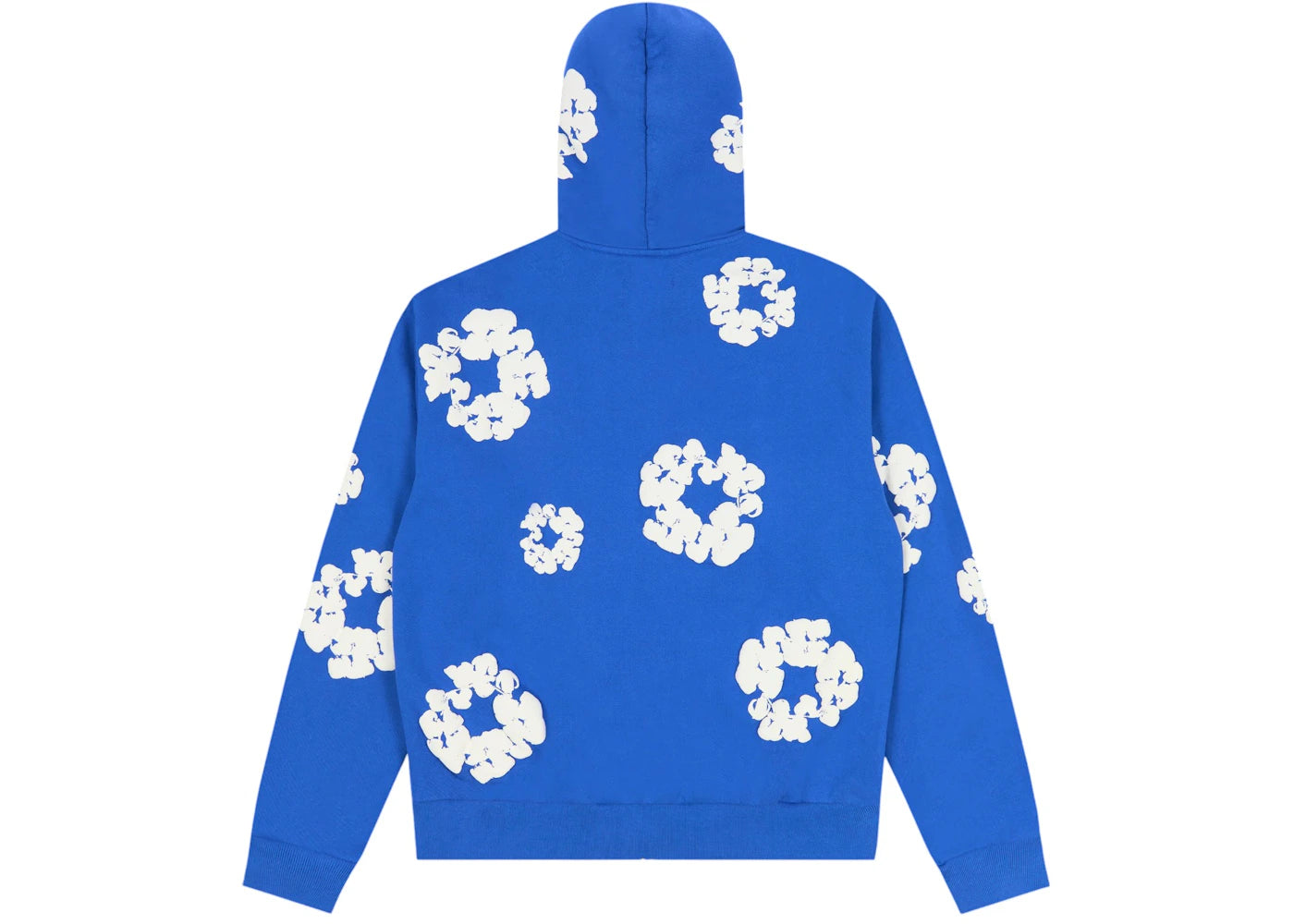 Denim Tears Cotton Wreath Zip Hoodie Blue - vue secondaire A