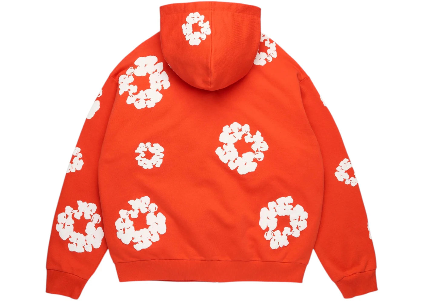 Denim Tears Cotton Wreath Zip Hoodie Dark Orange - vue secondaire A