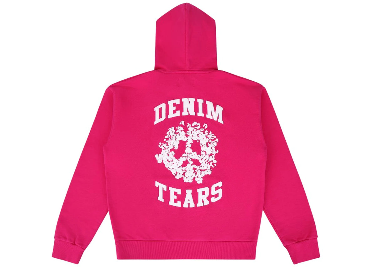 Denim Tears Denim University Hoodie Pink/White - vue secondaire B