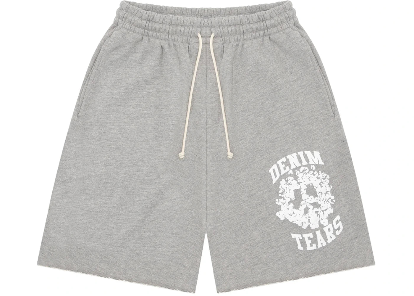 Denim Tears Denim University Shorts Grey - vue 360