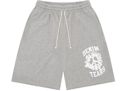 Denim Tears Denim University Shorts Grey - authentic Denim Tears apparel