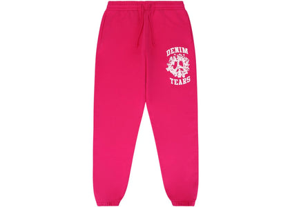 Denim Tears Denim University Sweatpants Pink/White - apparel view 2
