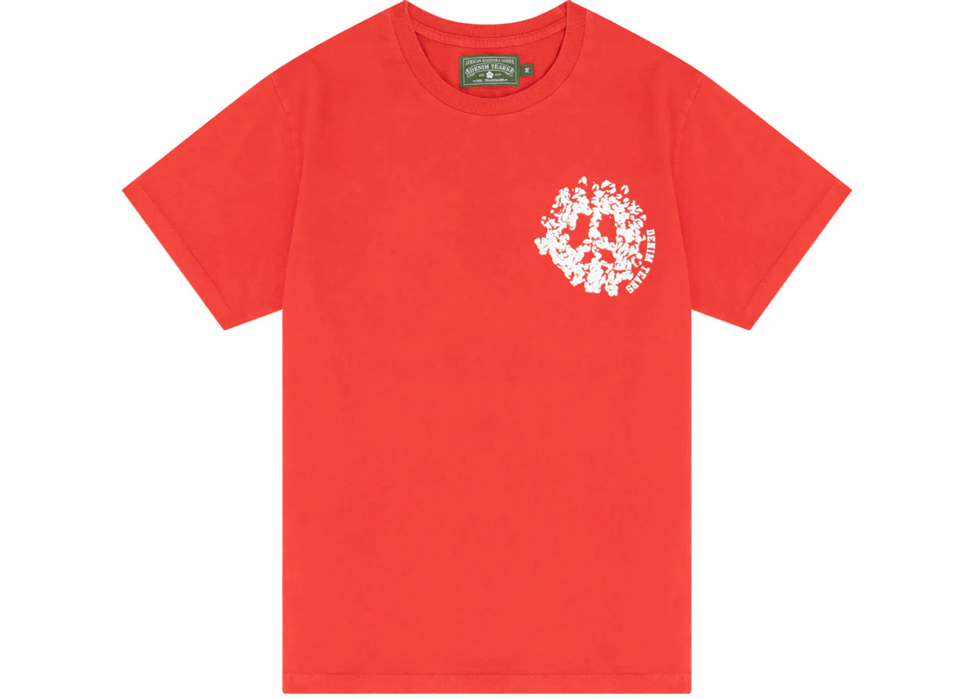 Denim Tears Denim University Tee Red - vue secondaire A