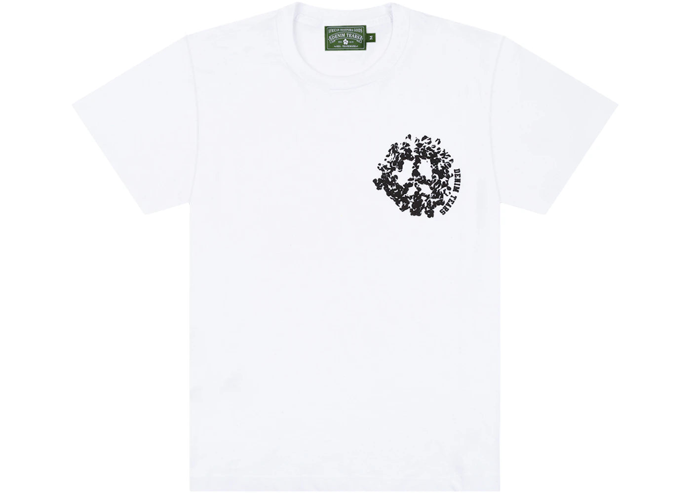 Denim Tears Denim University Tee (SS24/SS26) White - vue secondaire A