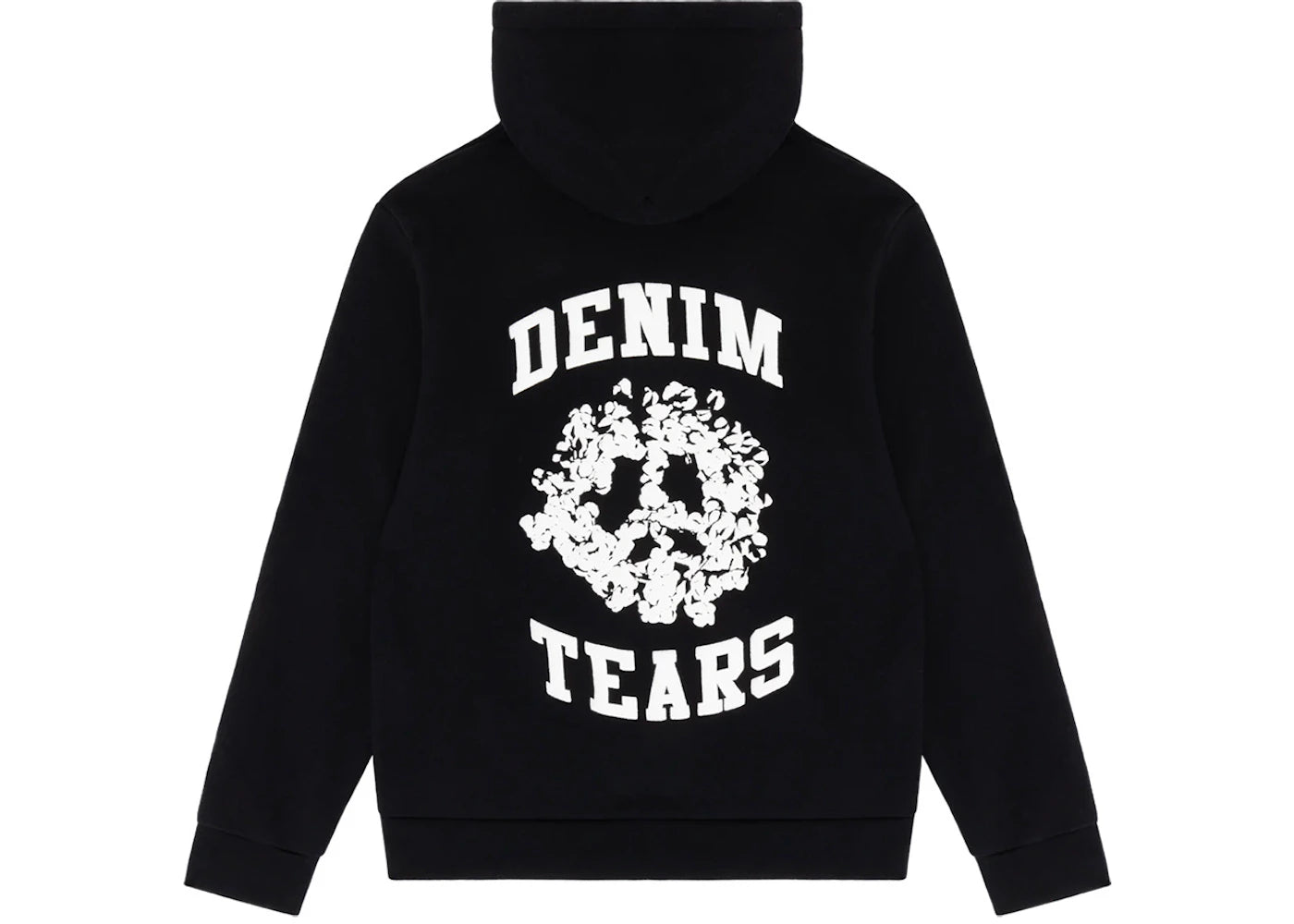 Denim Tears Denim University Zip Hoodie Black/White - vue secondaire A