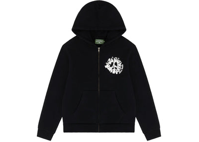 Denim Tears Denim University Zip Hoodie Black/White
