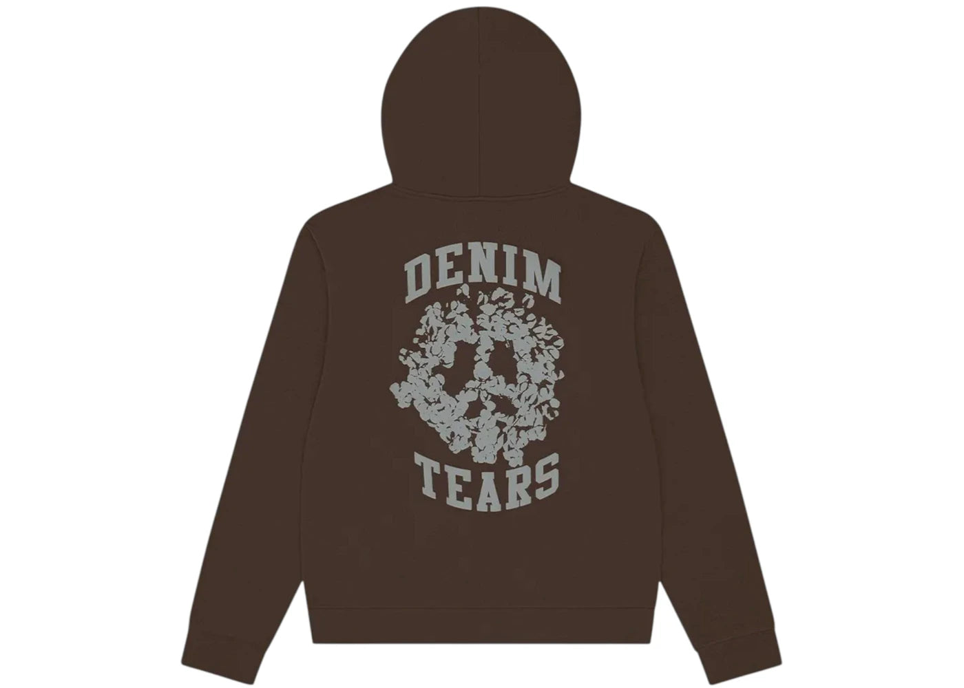 Denim Tears Denim University Zip Hoodie Brown - vue secondaire A