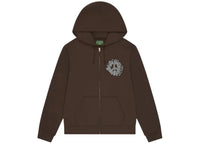 Denim Tears Denim University Zip Hoodie Brown