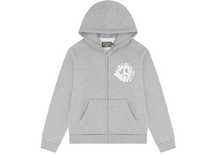 Denim Tears Denim University Zip Hoodie Grey - authentic Denim Tears apparel