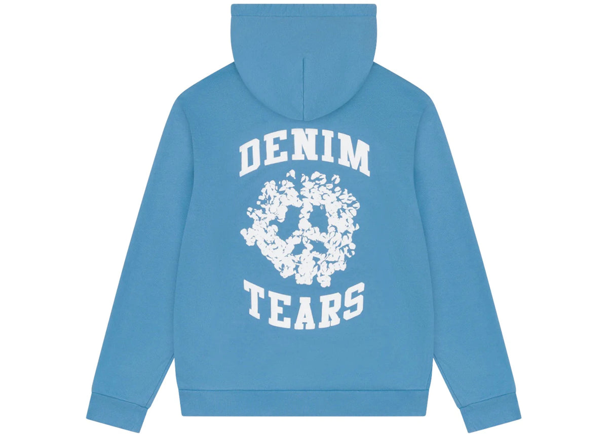 Denim Tears Denim University Zip Hoodie Light Blue - vue secondaire B