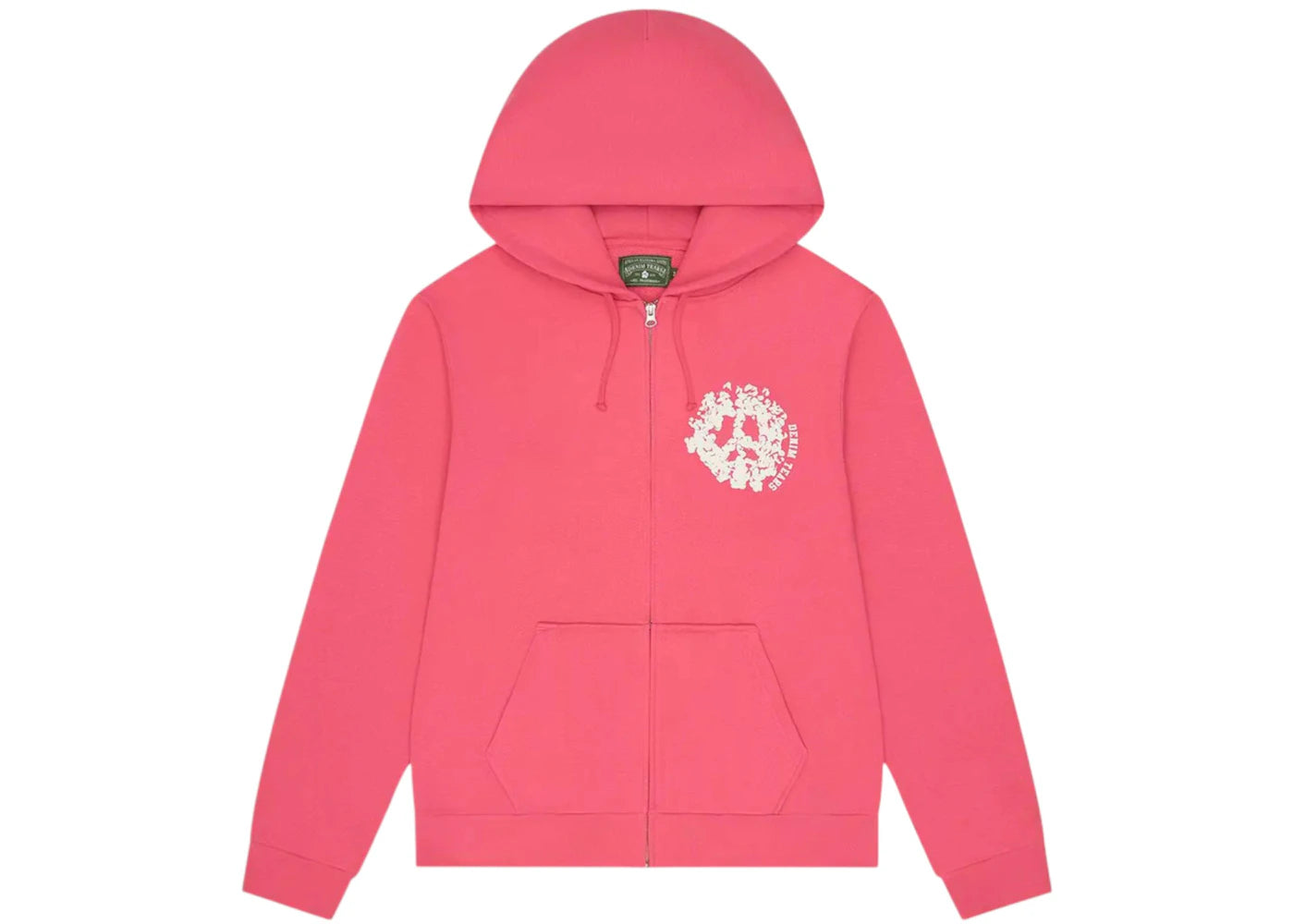 Denim Tears Denim University Zip Hoodie Pink - vue secondaire A