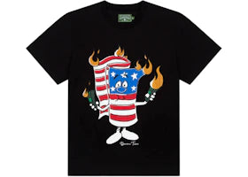 Denim Tears Firecracker Tee Black