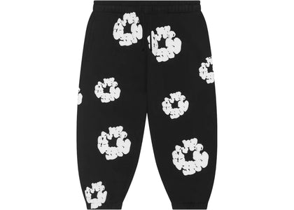 Denim Tears Kids Cotton Wreath Sweatpants Black - apparel view 2