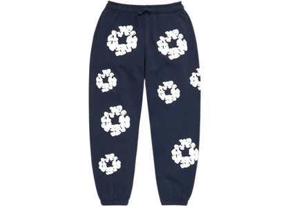 Denim Tears Kids Cotton Wreath Sweatpants Navy - apparel view 2