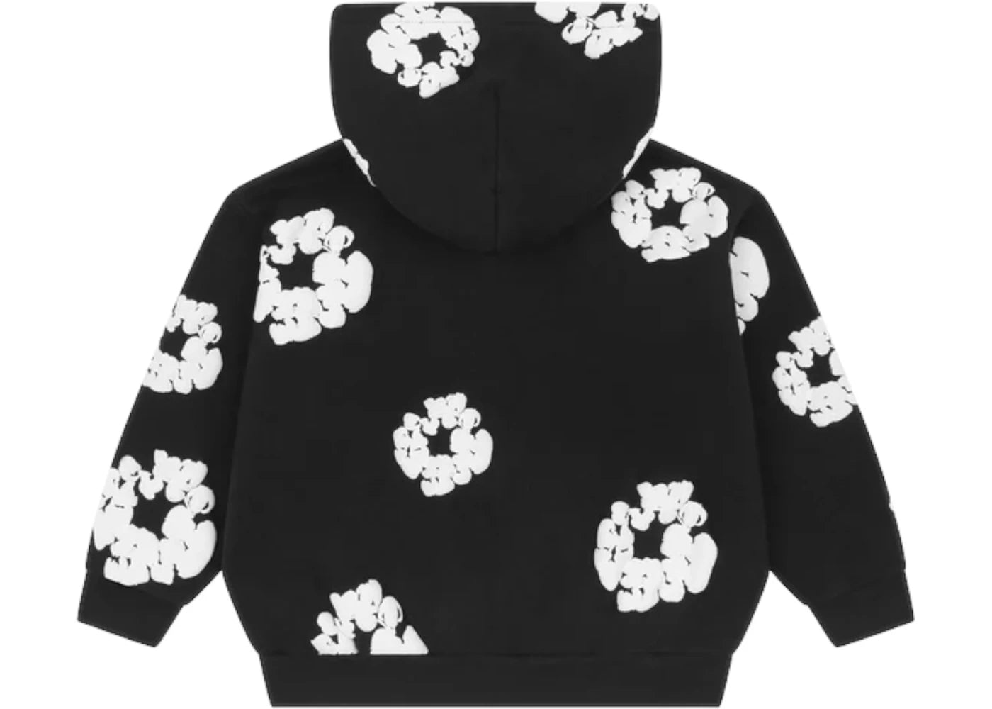 Denim Tears Kids Cotton Wreath Zip Hoodie Black - vue secondaire A