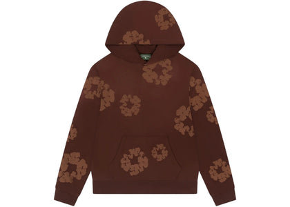 Denim Tears Mono Cotton Wreath Hoodie Brown sneakers - authentic Denim Tears shoes