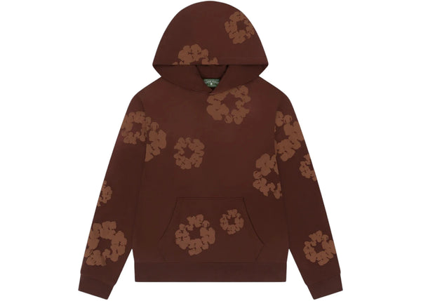 Denim Tears Mono Cotton Wreath Hoodie Brown sneakers - authentic Denim Tears shoes