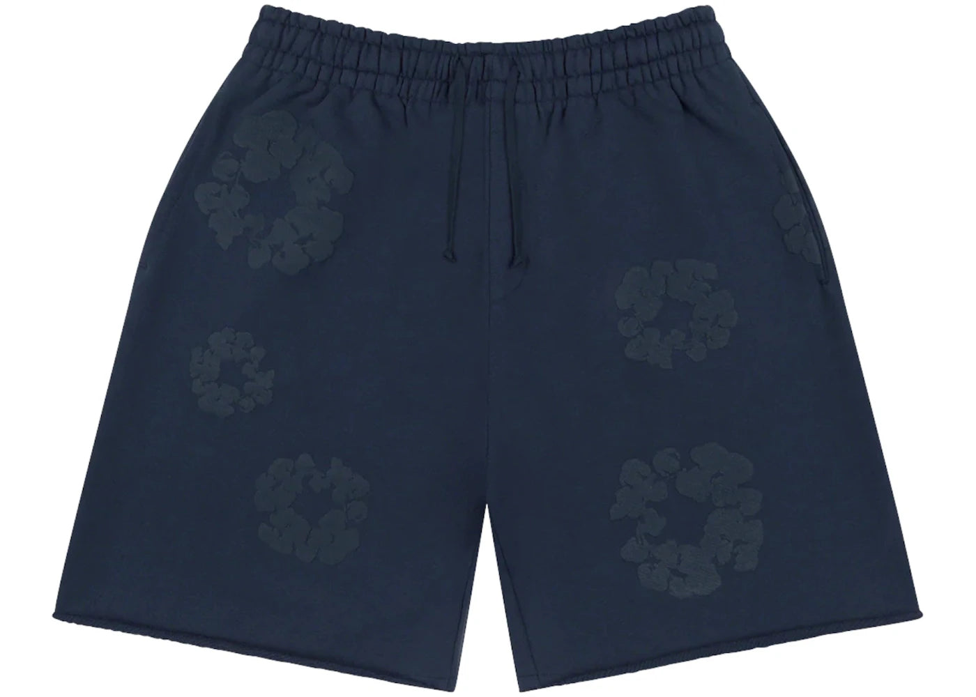 Denim Tears Mono Cotton Wreath Shorts Navy - vue secondaire A