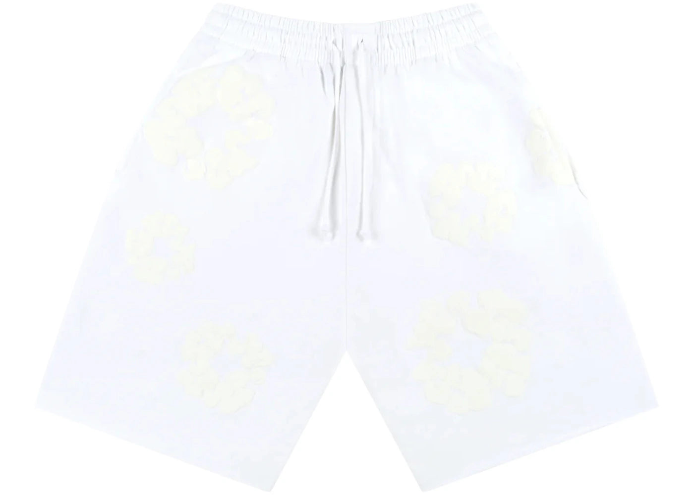 Denim Tears Mono Cotton Wreath Shorts White - vue secondaire A